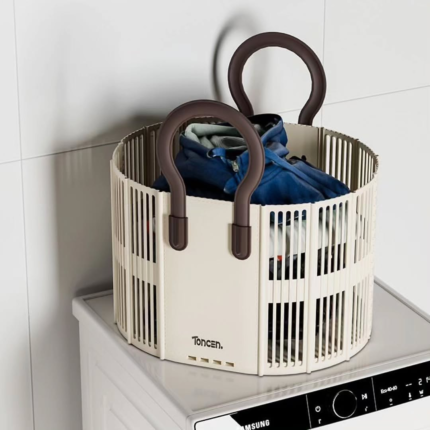 Foldable Laundry and Toy Storage Basket (49 x 30 cm)