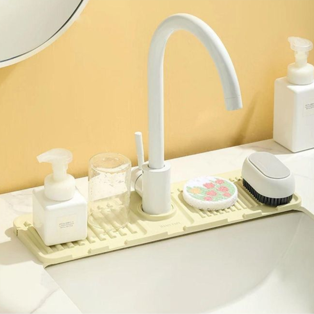 Silicone Faucet Mat Sink Splash Guard / Drainage Pad