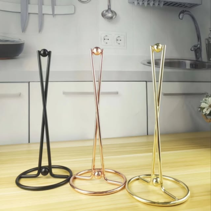 Vertical Iron Paper Towel Holder
