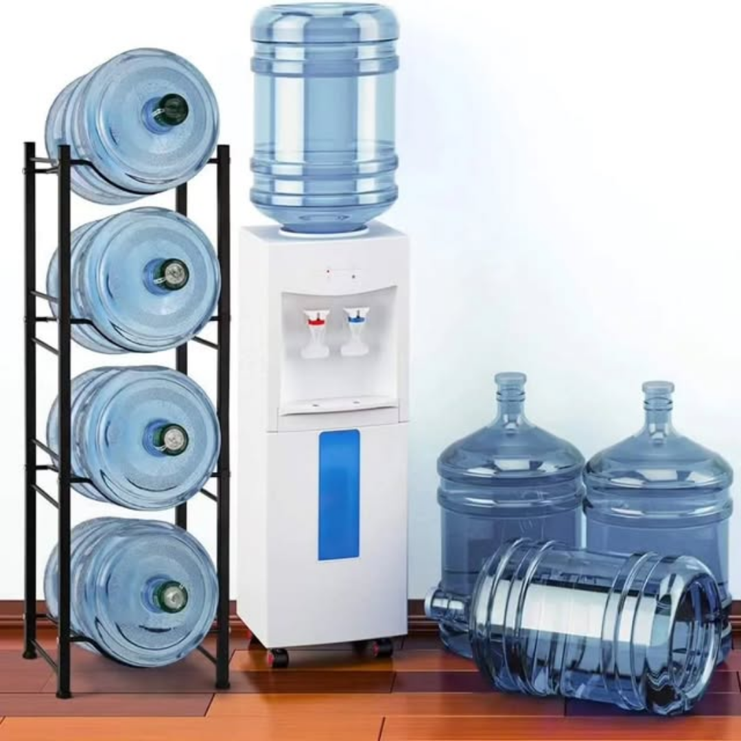 4-Layer Water Bottle Storage Rack