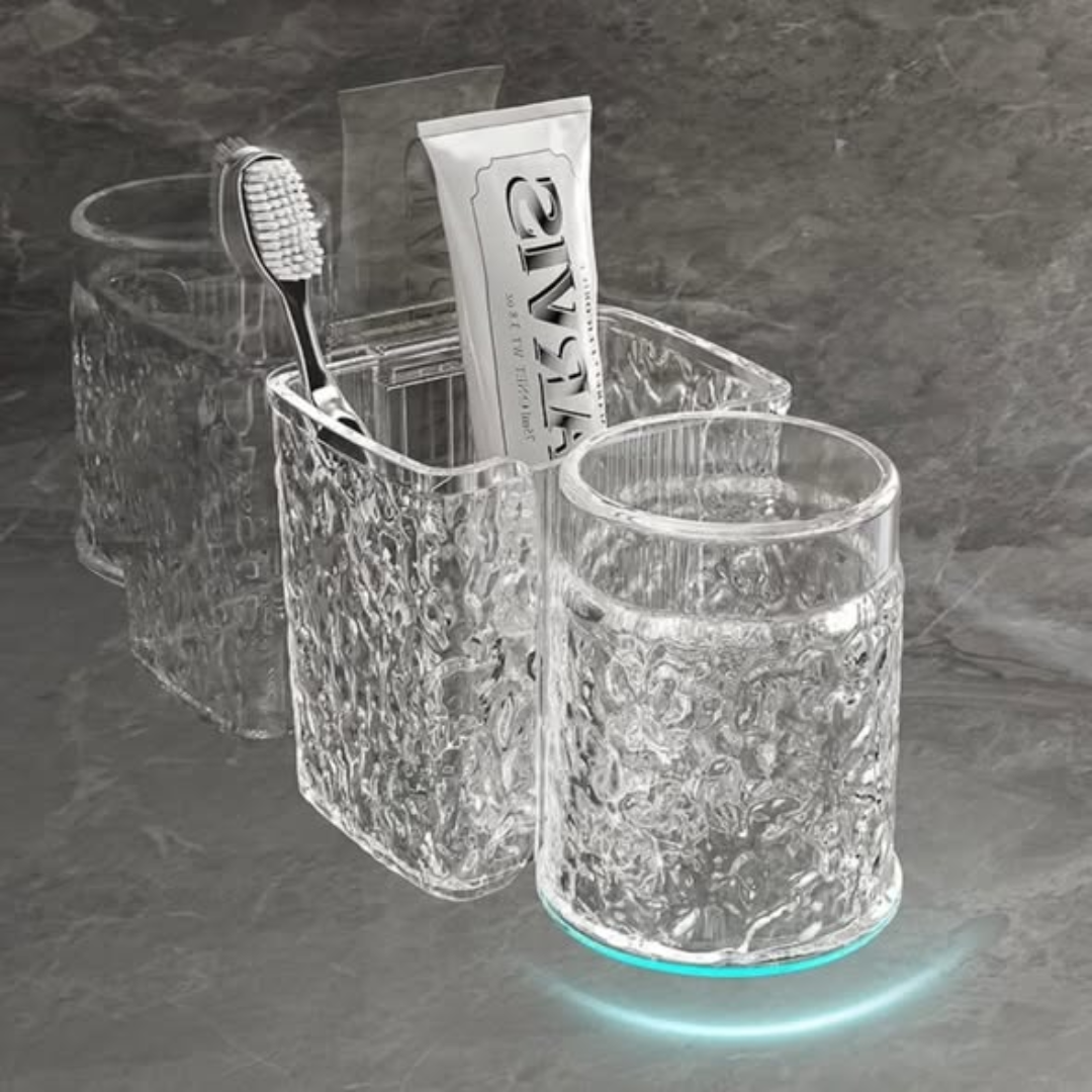 Acrylic Toothbrush Holders With Gaggle Cup