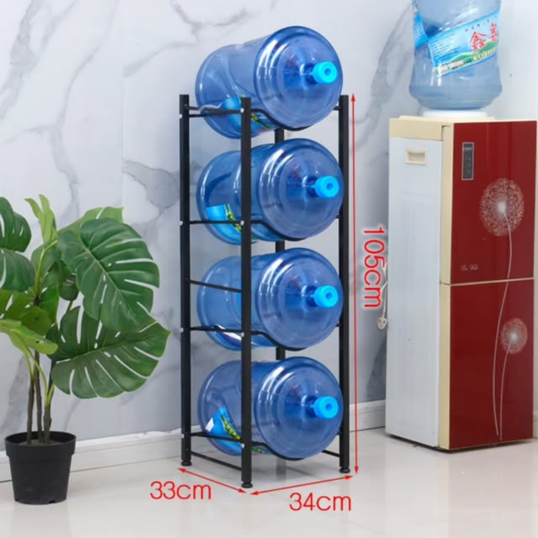 4-Layer Water Bottle Storage Rack