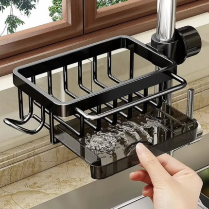 Faucet Drain Rack Kitchen Sink Organizer