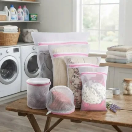 6 in 1 Reusable Mesh Laundry Pouch
